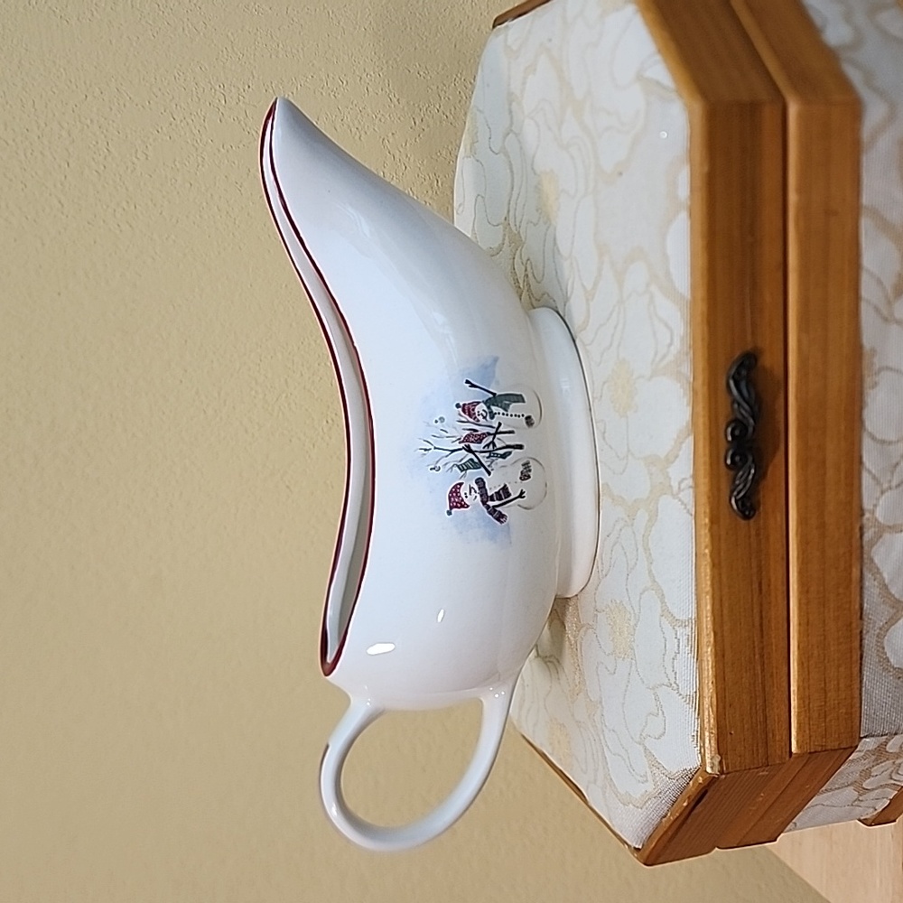 Royal Seasons Holiday Snowman Gravy Bowl